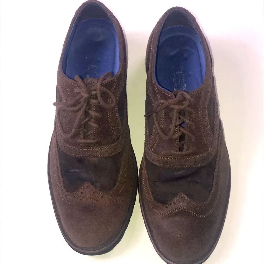VINTAGE MATK NASON SKECHERS LEATHER UPPER BALANCE SUEDE MEN SHOES SIZE 8.5